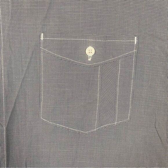 Horny Toad Blue Short Sleeve Button Down Shirt Size XL - Picture 5 of 11